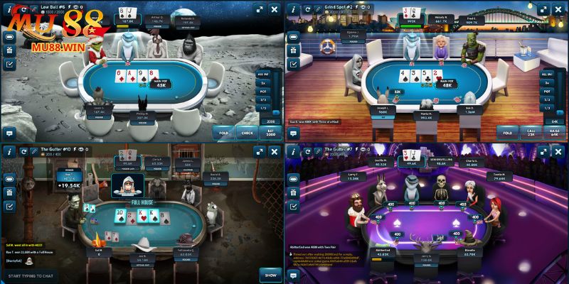Dễ dàng tham gia nhiều game bài
